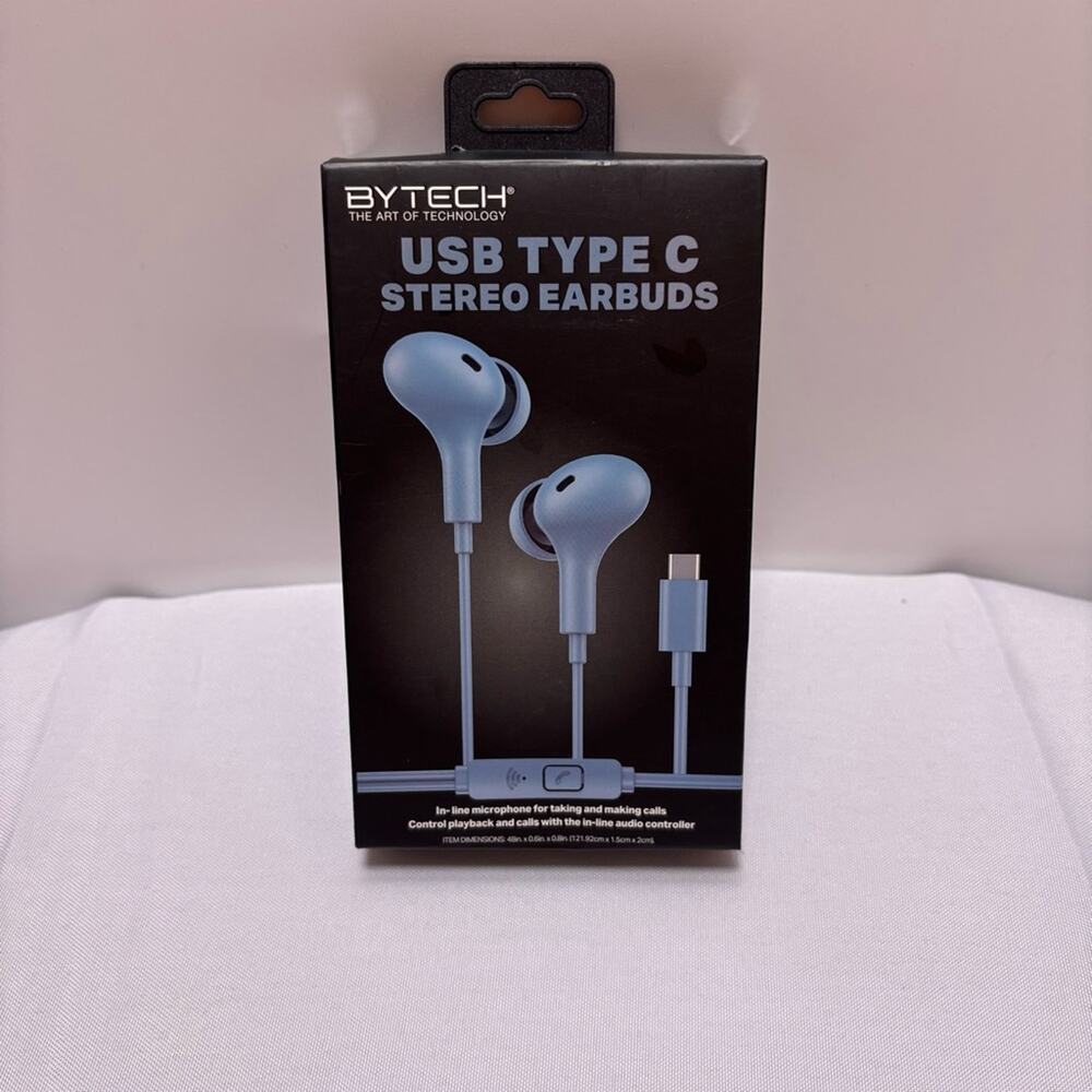 BYTECH USB Type C Stereo Earbuds